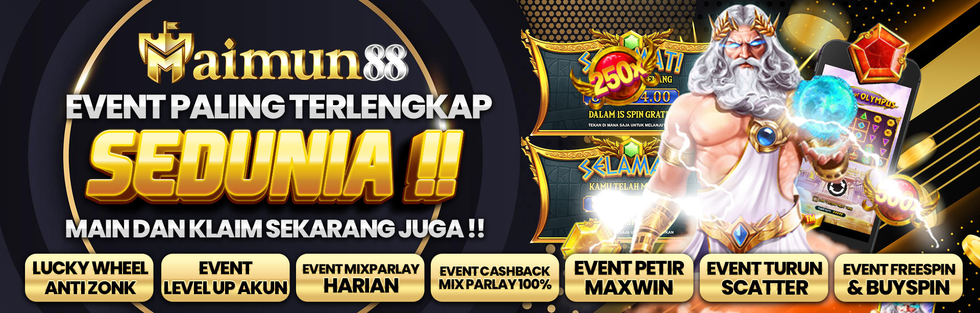 EVENT PALING LENGKAP SEDUNIA