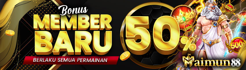 BONUS MEMBER BARU 50%