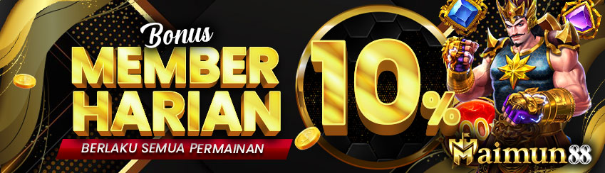 BONUS HARIAN 10%