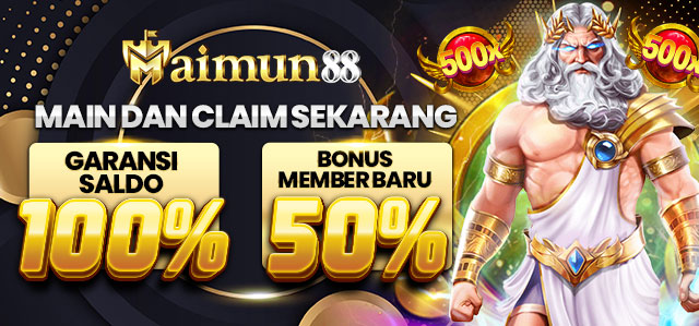 Garansi Saldo 100% & Bonus Member Baru 50%